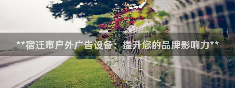 杏宇平台登录步骤：**宿迁市户外广告设备：提升您的品牌影响力**