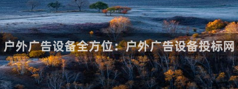 杏宇平台代理怎么样啊：户外广告设备全方位：户外广告设备投标网