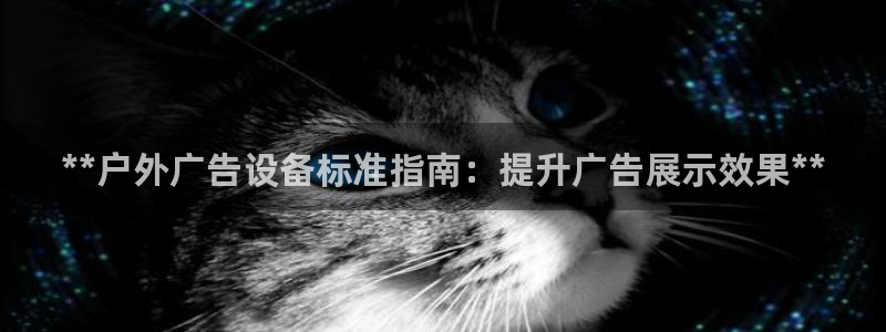杏宇平台注册地址：**户外广告设备标准指南：提升广告展示效果**