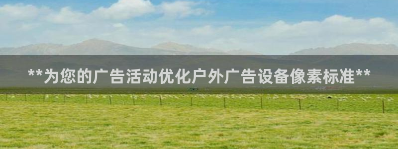 杏宇平台代理怎么样赚钱：**为您的广告活动优化户外广告设备像素标准**