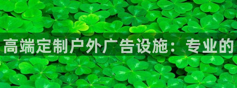 杏宇平台测速链接：高端定制户外广告设施：专业的