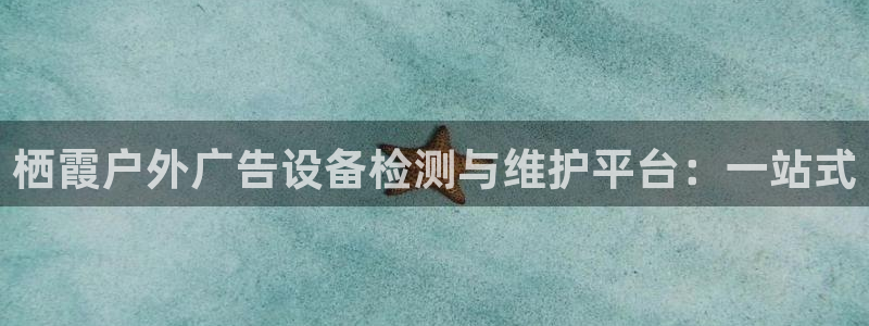 杏宇平台好吗：栖霞户外广告设备检测与维护平台：一站式