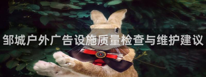 杏宇平台代理怎么样啊：邹城户外广告设施质量检查与维护建议