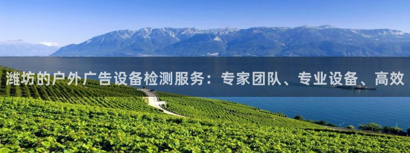 杏宇平台主管：潍坊的户外广告设备检测服务：专家团队、专业设备、高效
