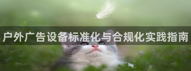 杏宇平台登录方法：户外广告设备标准化与合规化实践指南