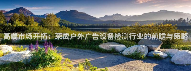 杏宇平台代理多少钱一个月：高端市场开拓：荣成户外广告设备检测行业的前瞻与策略