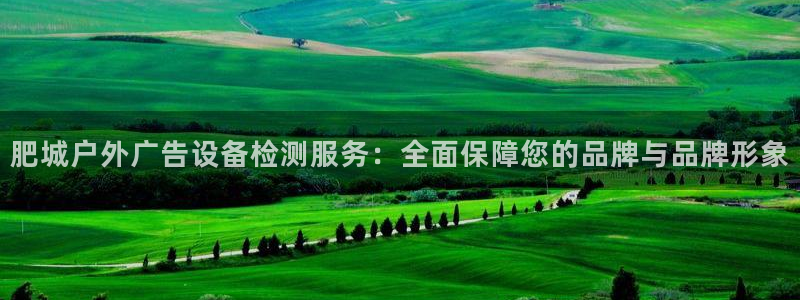 杏宇平台提现为什么这么久呢：肥城户外广告设备检测服务：全面保障您的品牌与品牌形象