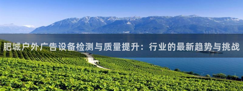 杏宇平台好吗：肥城户外广告设备检测与质量提升：行业的最新趋势与挑战