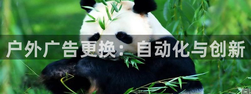 杏宇代理注册：户外广告更换：自动化与创新