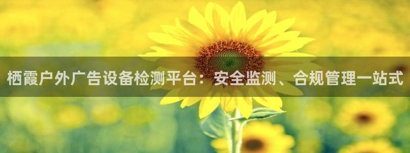 杏宇平台登陆：栖霞户外广告设备检测平台：安全监测、合规管理一站式